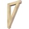 Ekena Millwork Traditional Arts & Crafts Rough Sawn Bracket, Douglas Fir, 4"W x 26"D x 38"H BKT04X26X38TRA03RDF - alternate 1